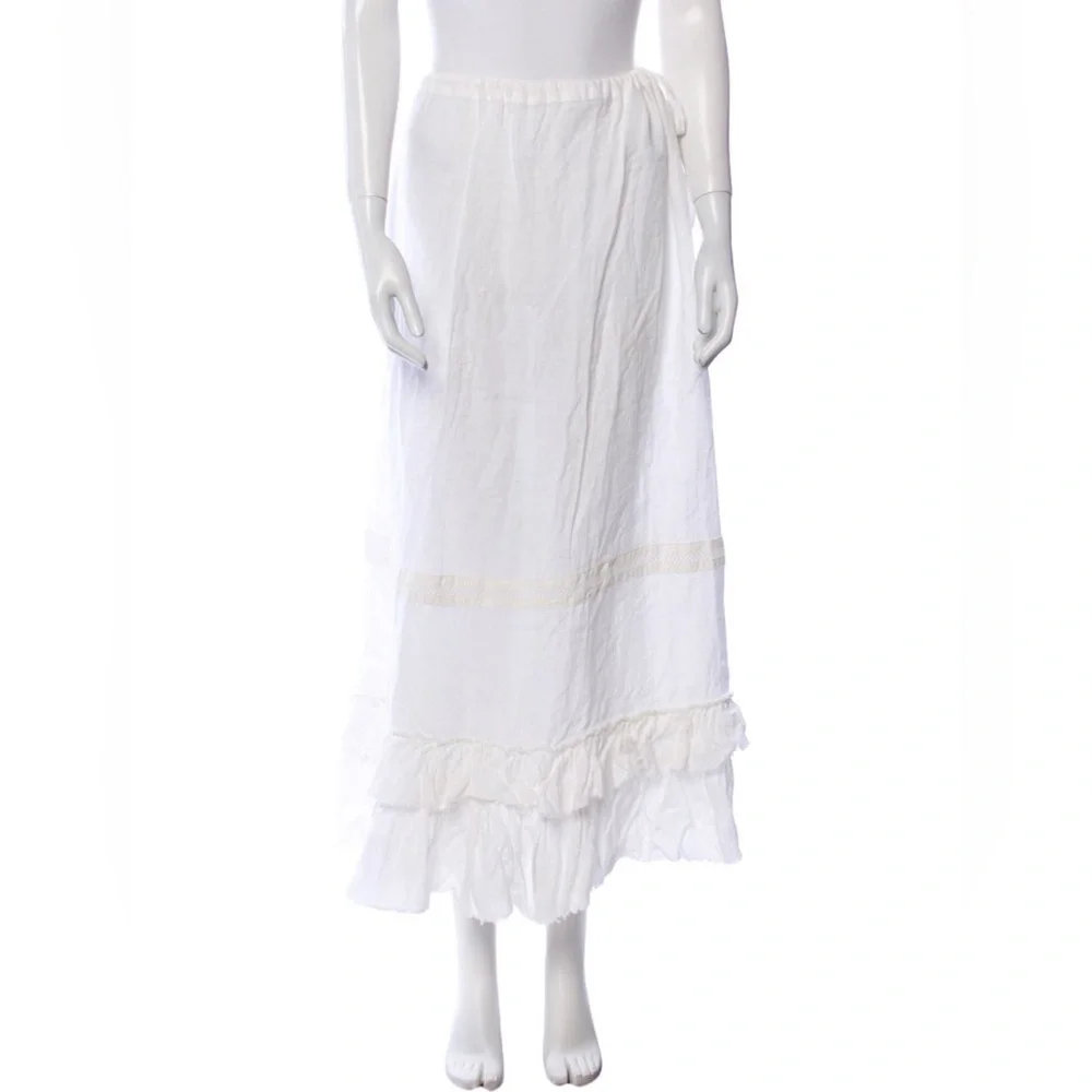 Calypso St. Barths Linen Skirt - Picture 2 of 4